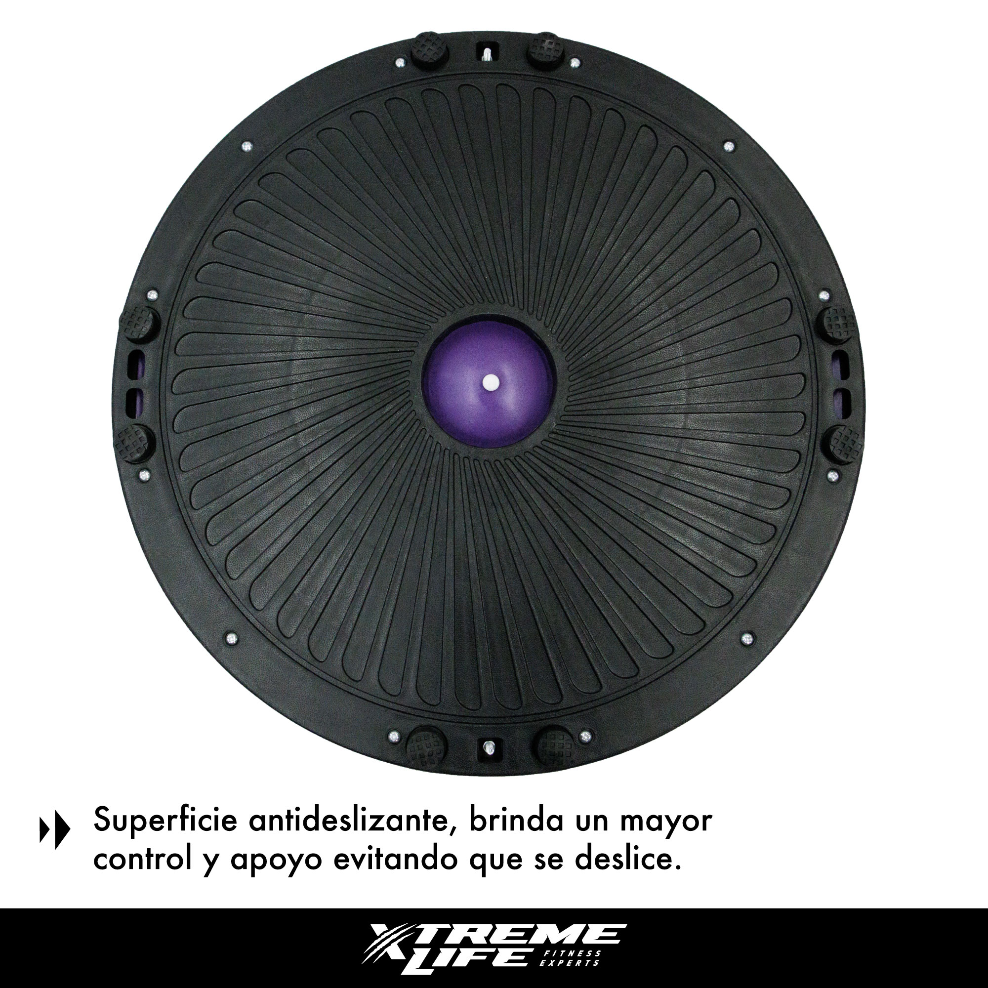 Bosu Ball 70cm Pelota De Equilibrio Ligas De Resistencia Violeta oscuro GD