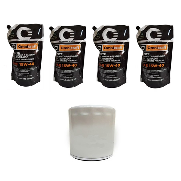 Cambio Aceite Omnicraft 15w40 Aceite Y Filtro