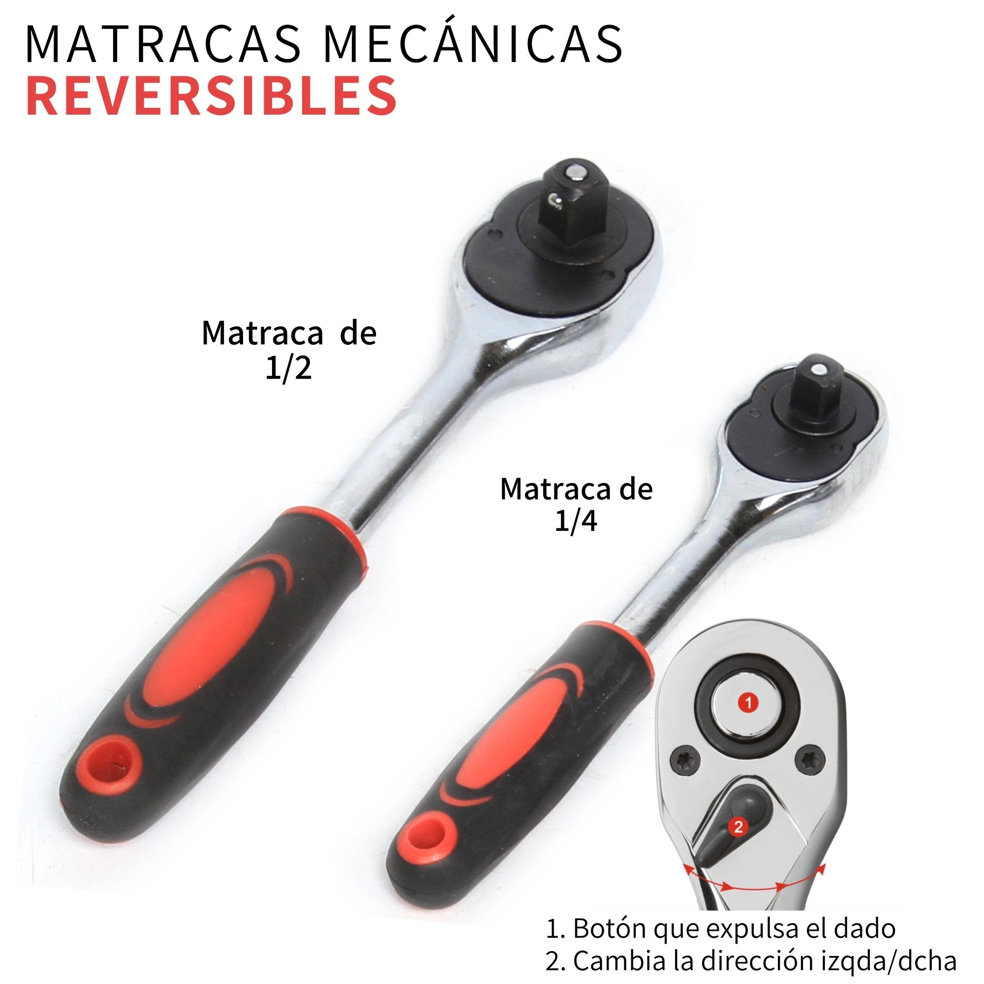 Autocle Juego Herramientas Mecánicas Dados Llave Vaso 108pzs