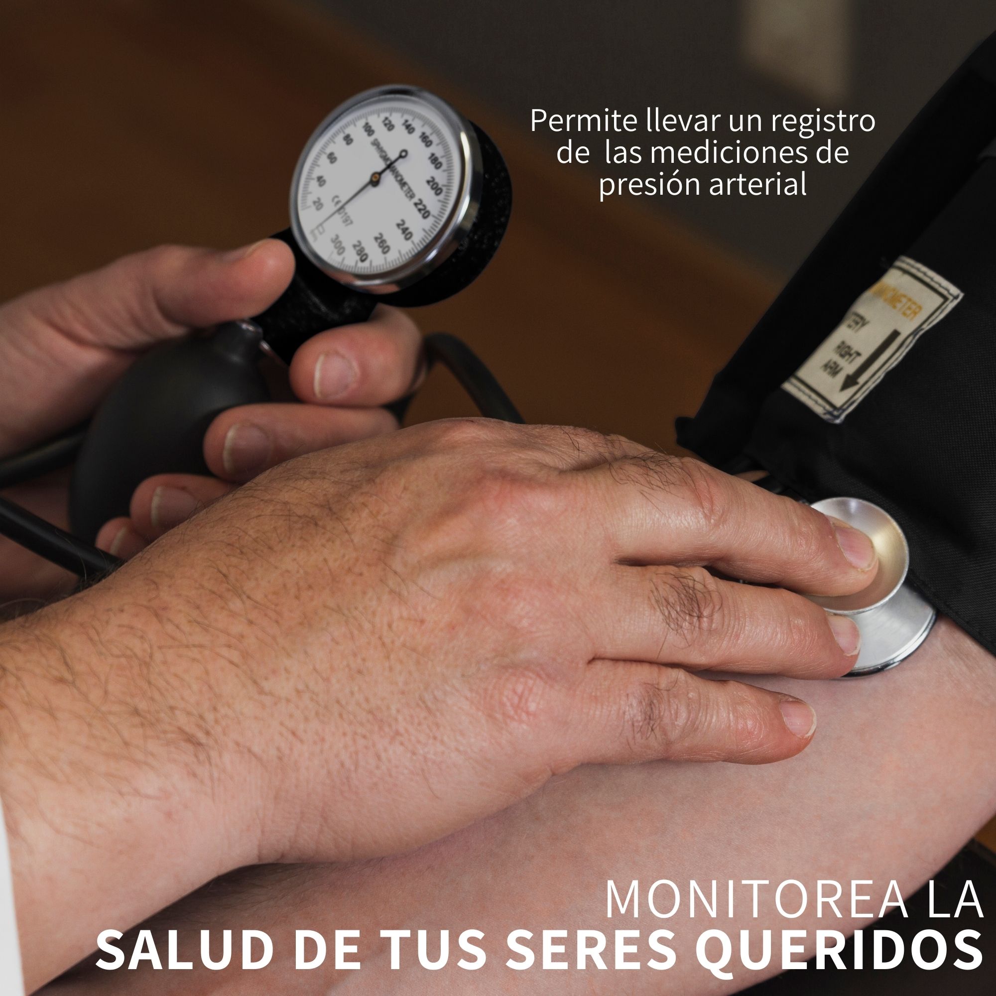 Kit Baumanometro Aneroide Manual Con Estetoscopio y Maletin