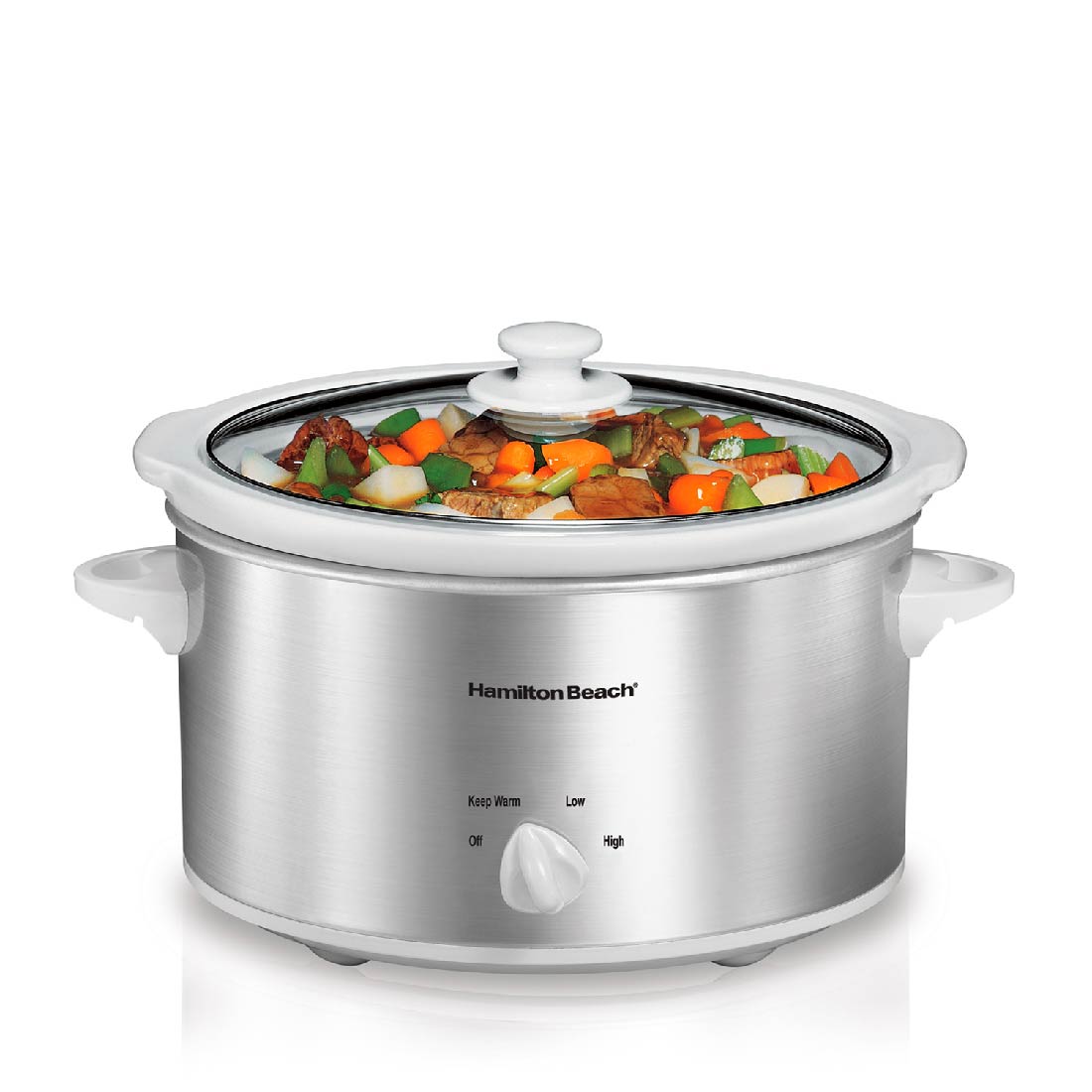 OLLA LENTO COCIMIENTO 4 LT PLATA HAMILTON BEACH