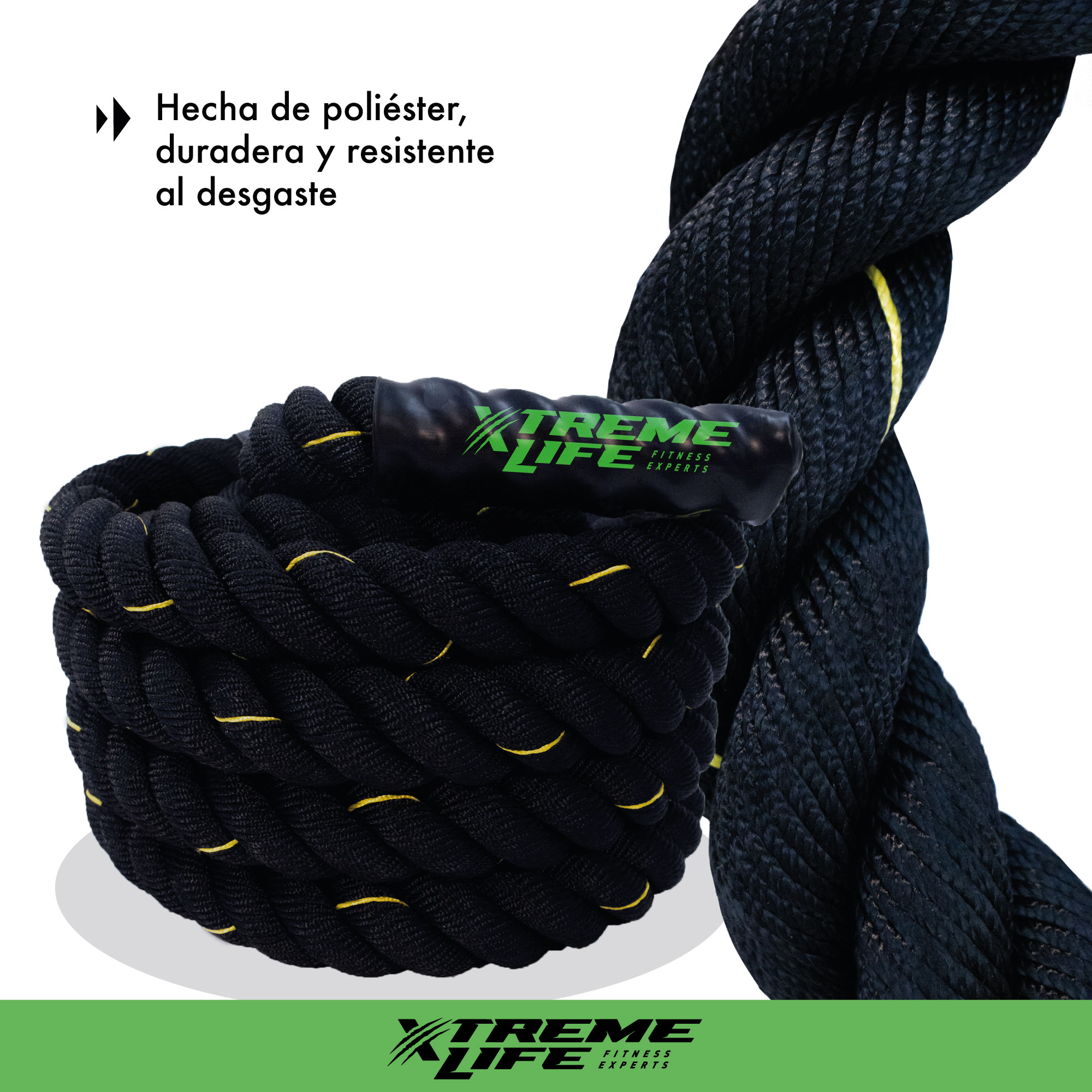 Cuerda Crossfit Battle Rope Cuerda Batalla 5cm x 10 metros 