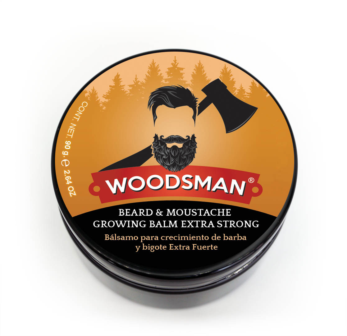 Woodsman Bálsamo Para Crecimiento De Barba Y Bigote Extra Fuerte 90 g