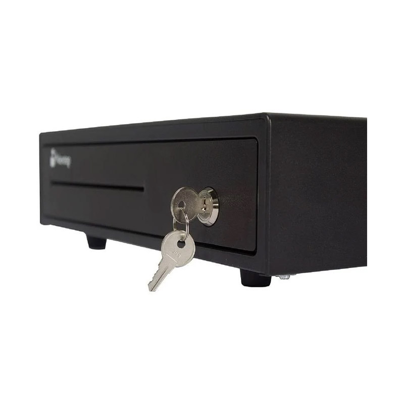 Cajon De Dinero Nextep 5 Billetes 8 Monedas NE-515 Negro Metal RJ11