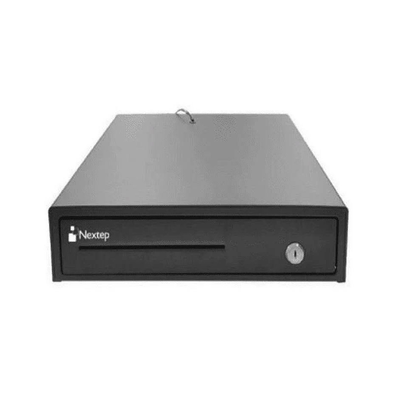 Cajon De Dinero Nextep 5 Billetes 8 Monedas NE-515 Negro Metal RJ11