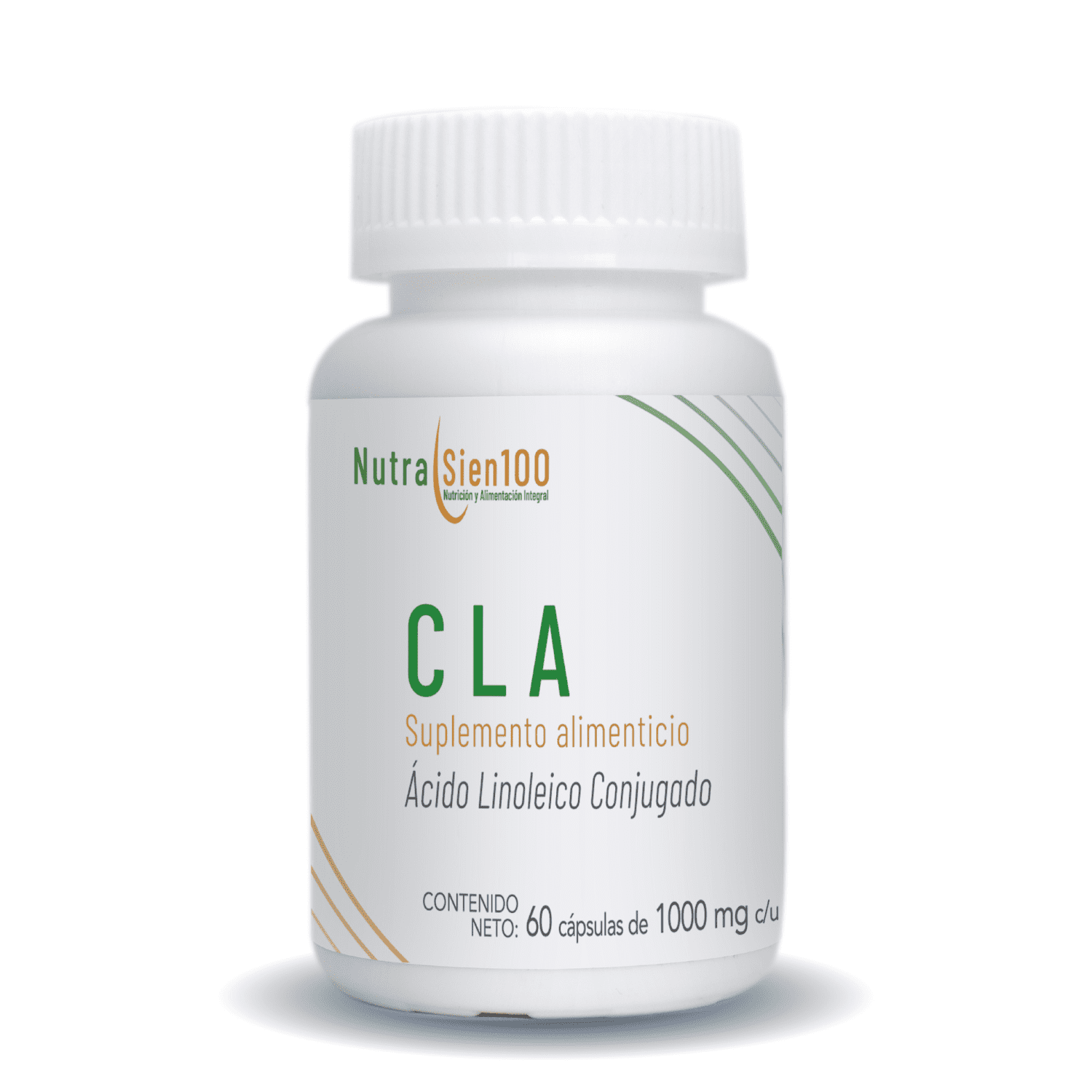 CLA cápsulas. 1000 mg Ácido Linoleico Conjugado. Termogénico Keto 60Caps