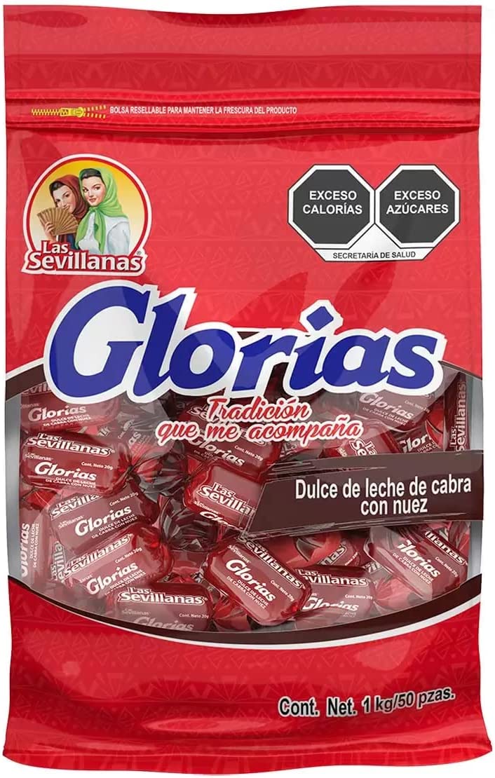 Sevillanas - Glorias Con Nuez Las Sevillanas Bolsa Resellable 50 pzas 