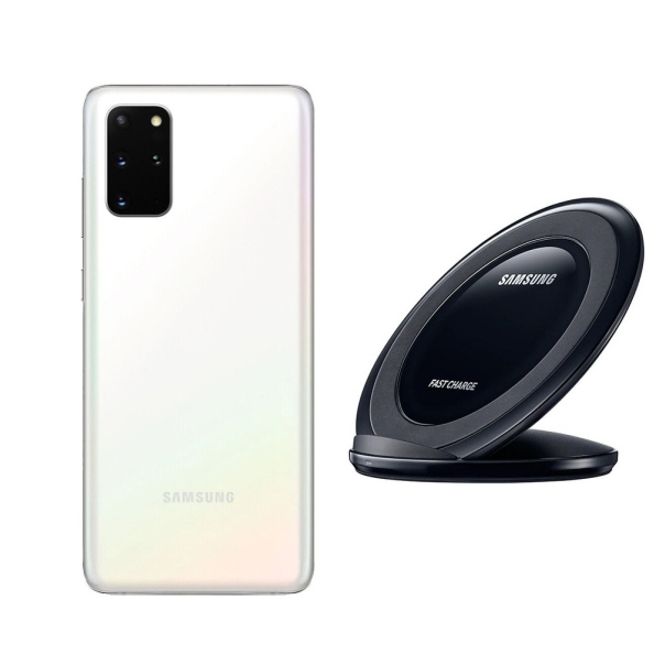Samsung Galaxy S20 Plus 256GB Blanco Reacondicionado Snapdragon + Cargador inalambrico