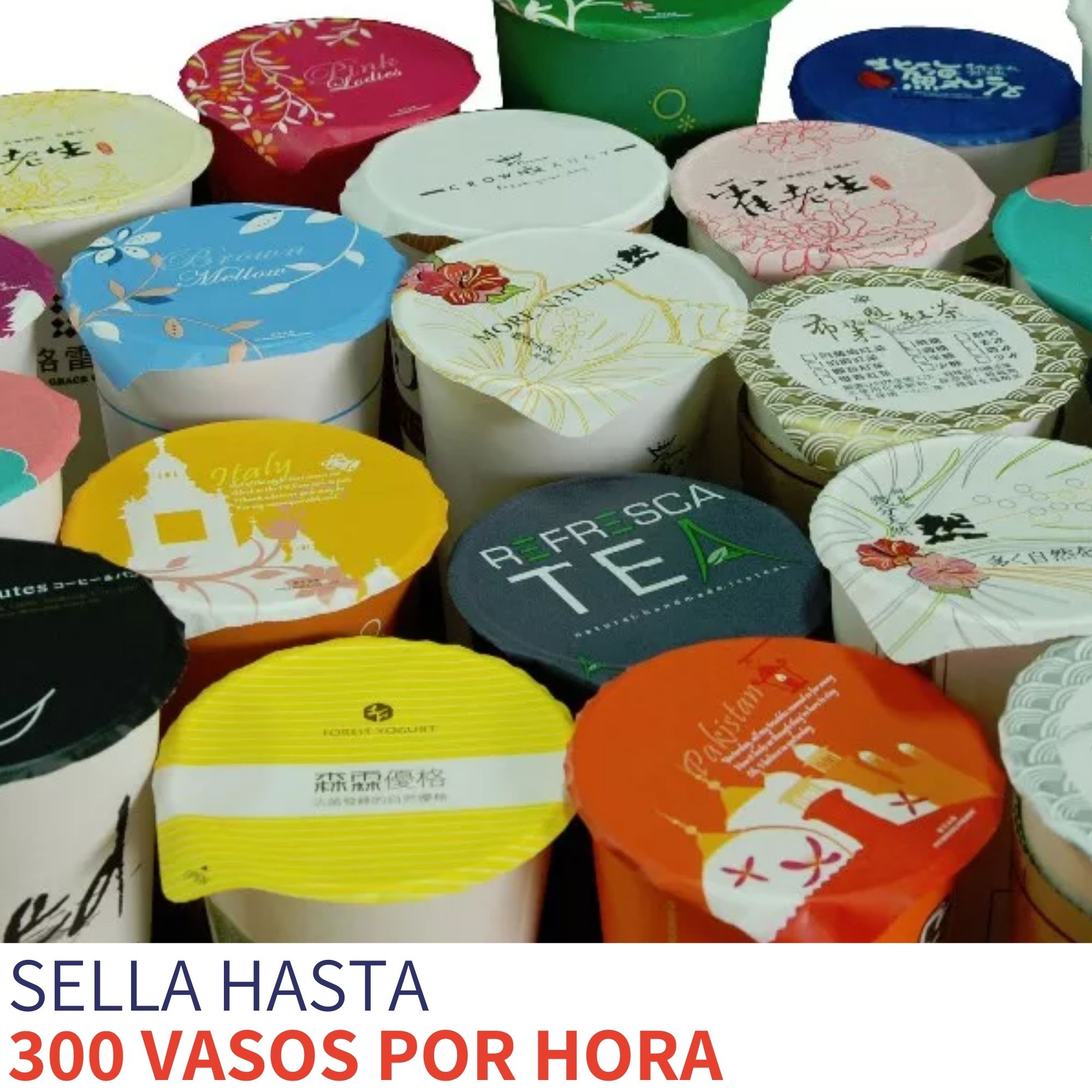 Maquina Selladora De Vasos Manual Con Control De Temperatura