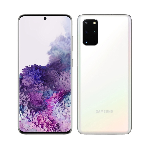 Samsung Galaxy S20 Plus 256GB Blanco Reacondicionado Snapdragon + Cargador inalambrico