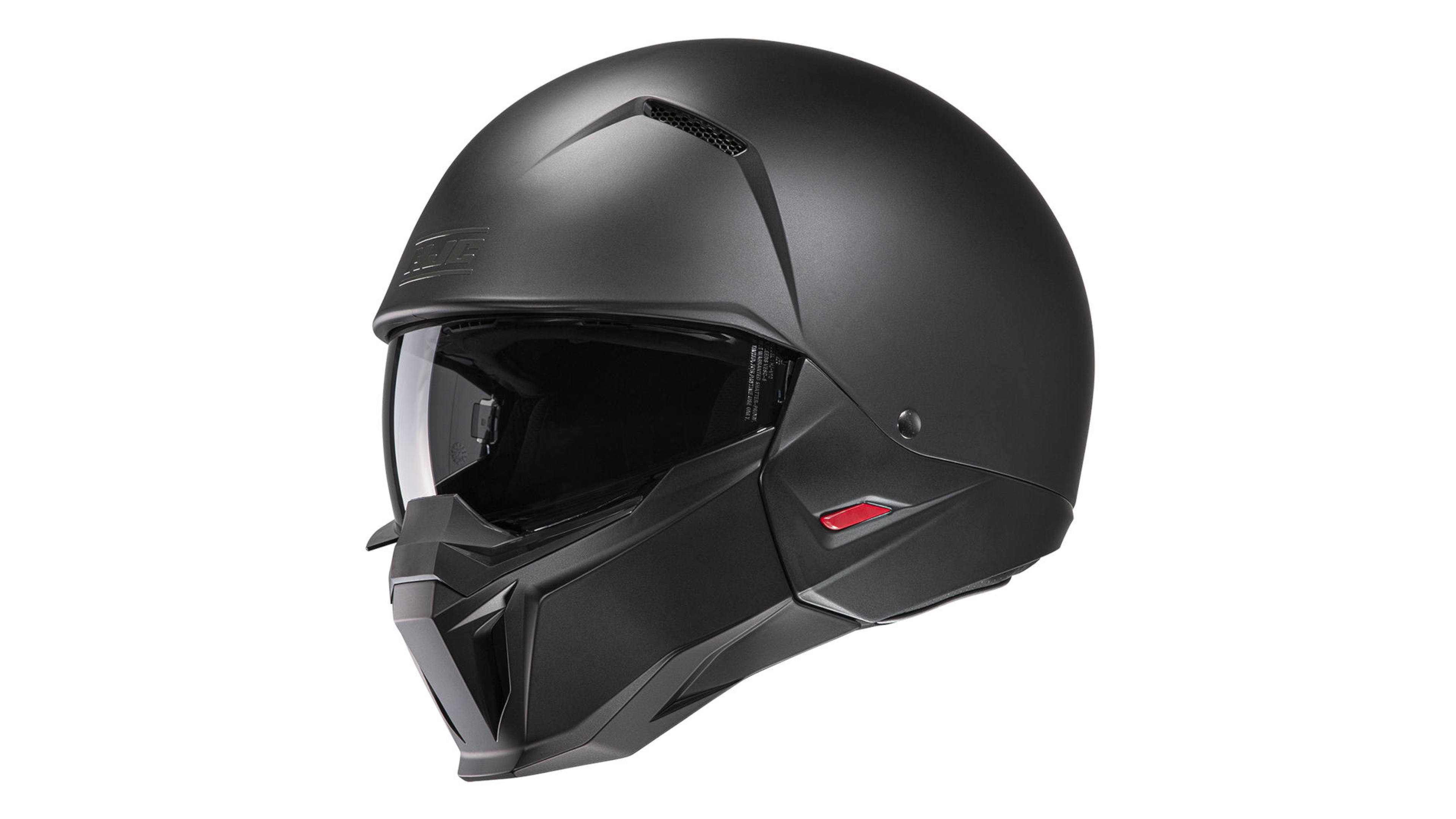 CASCO HJC NEGRO MATE I20 MODULAR PARA MOTO CERTIFICADO ECE R22-06
