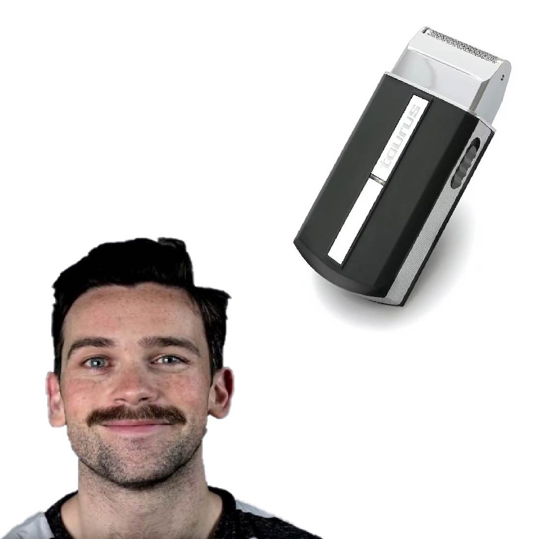 RASURADORA BARBA Y BIGOTE INALAMBRICA RECARGABLE NEGRO TAURUS