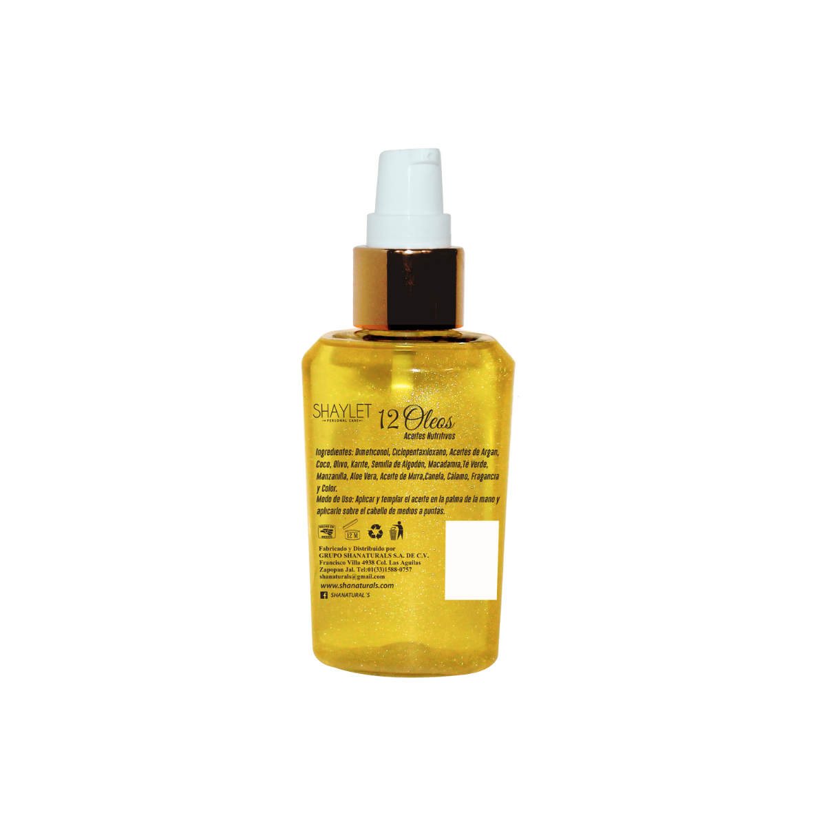 Aceite 12 Óleos 60 ml Shaylet