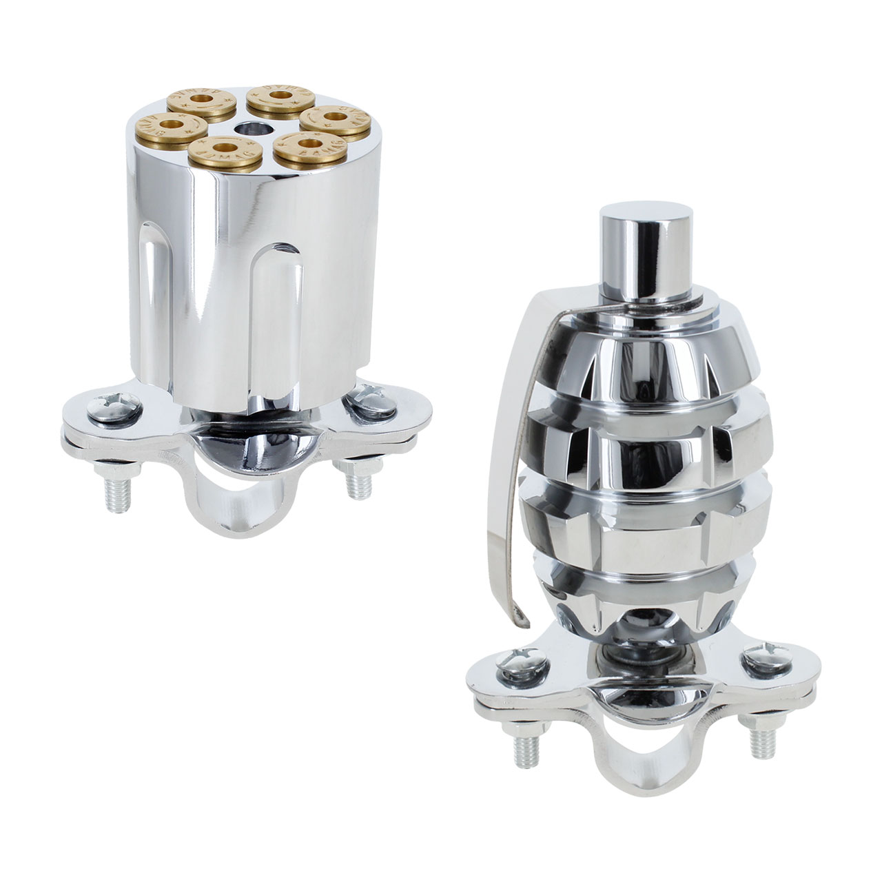 Perilla Para Volante Cromo Universal Camion Trailer Calidad