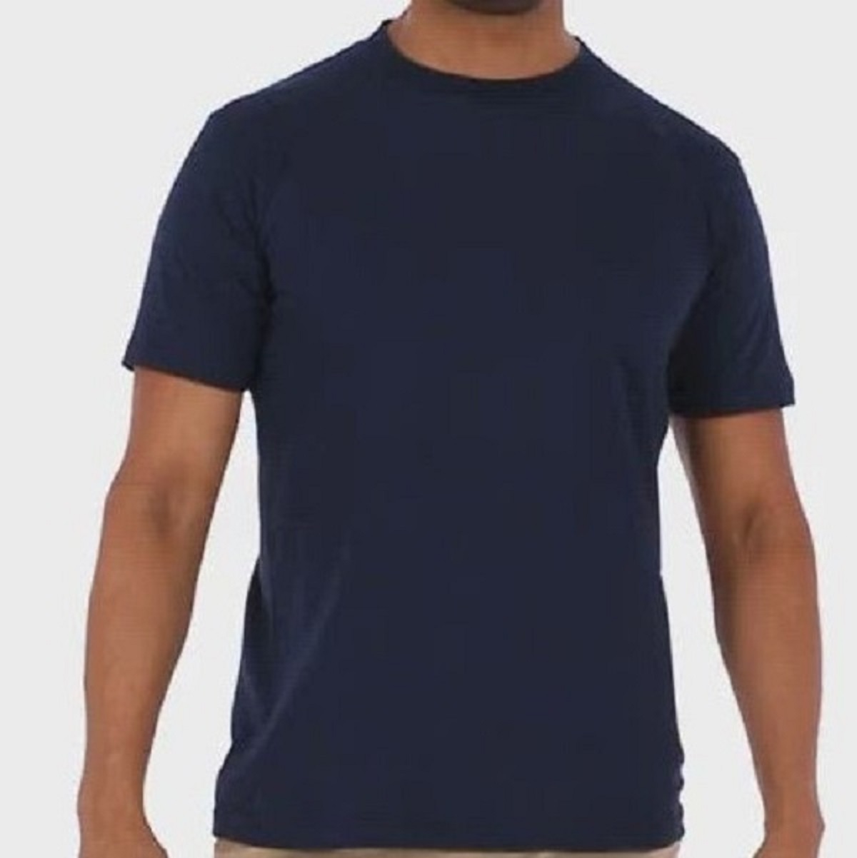 PLAYERA CUELLO REDONDO PARA CABALLERO MANGA CORTA / AZUL MARINO / MARCA NAO / TALLA G-L