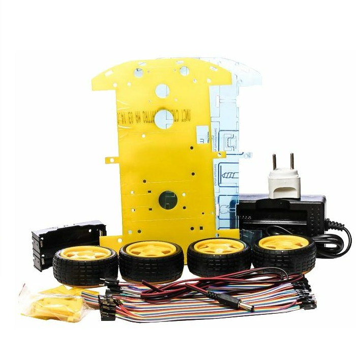 Auto Robot Armable con mas de 70 Piezas Puede Controlarse con Bluetooth o con Control Remoto Incluye Sensor Evasor de Obstaculos / Master / AR-CARKIT2