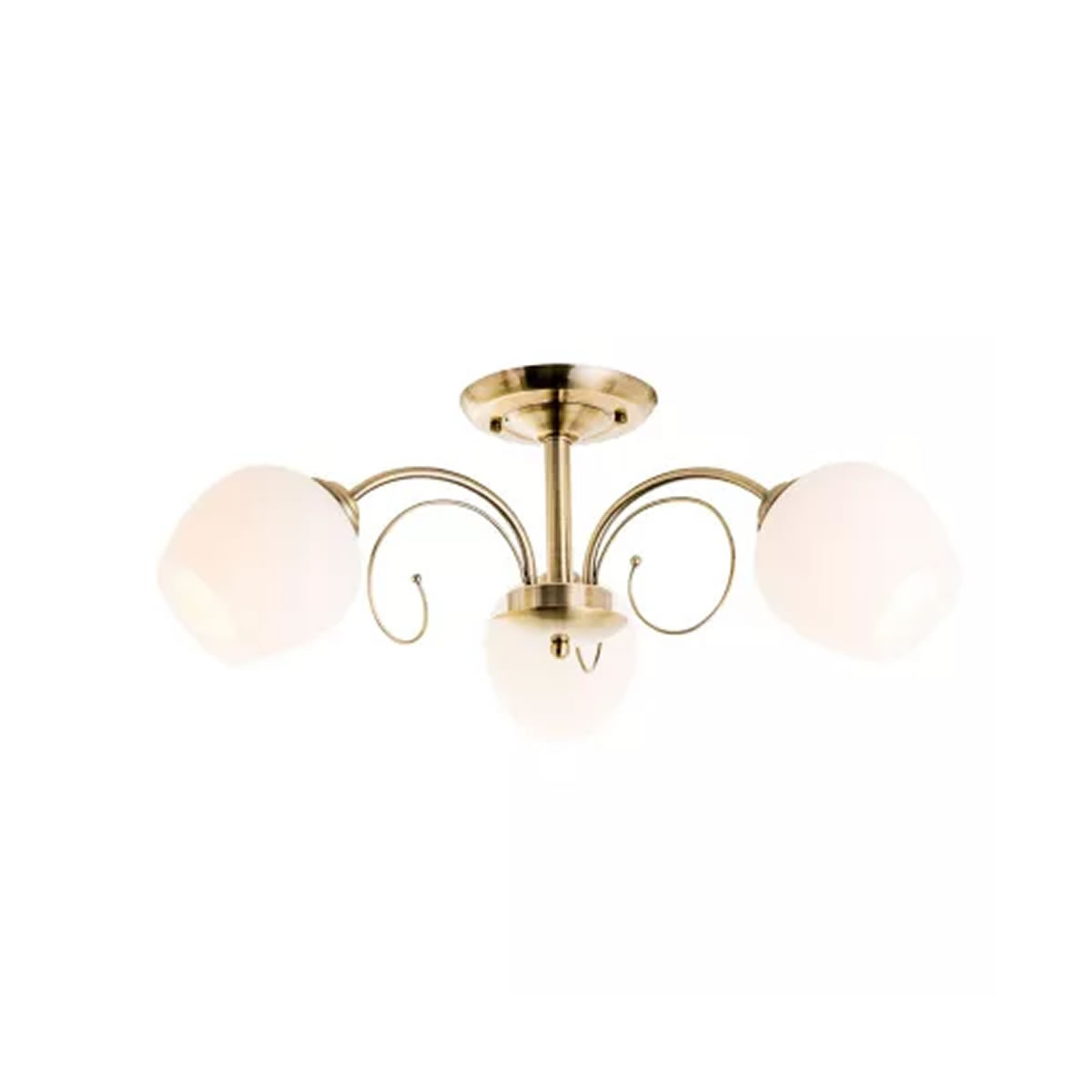 Lámpara de Techo 3 Luces 60 W Casa Bonita Valencia SMAC