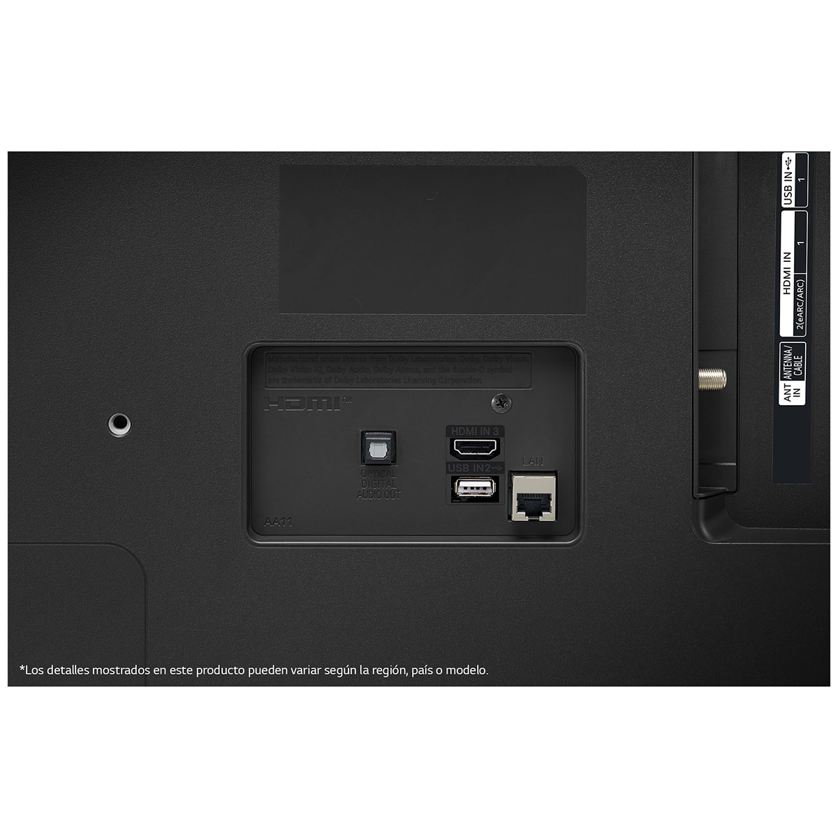 Pantalla LG 43" UHD AI ThinQ 4K SMART TV 43UR7800PSB