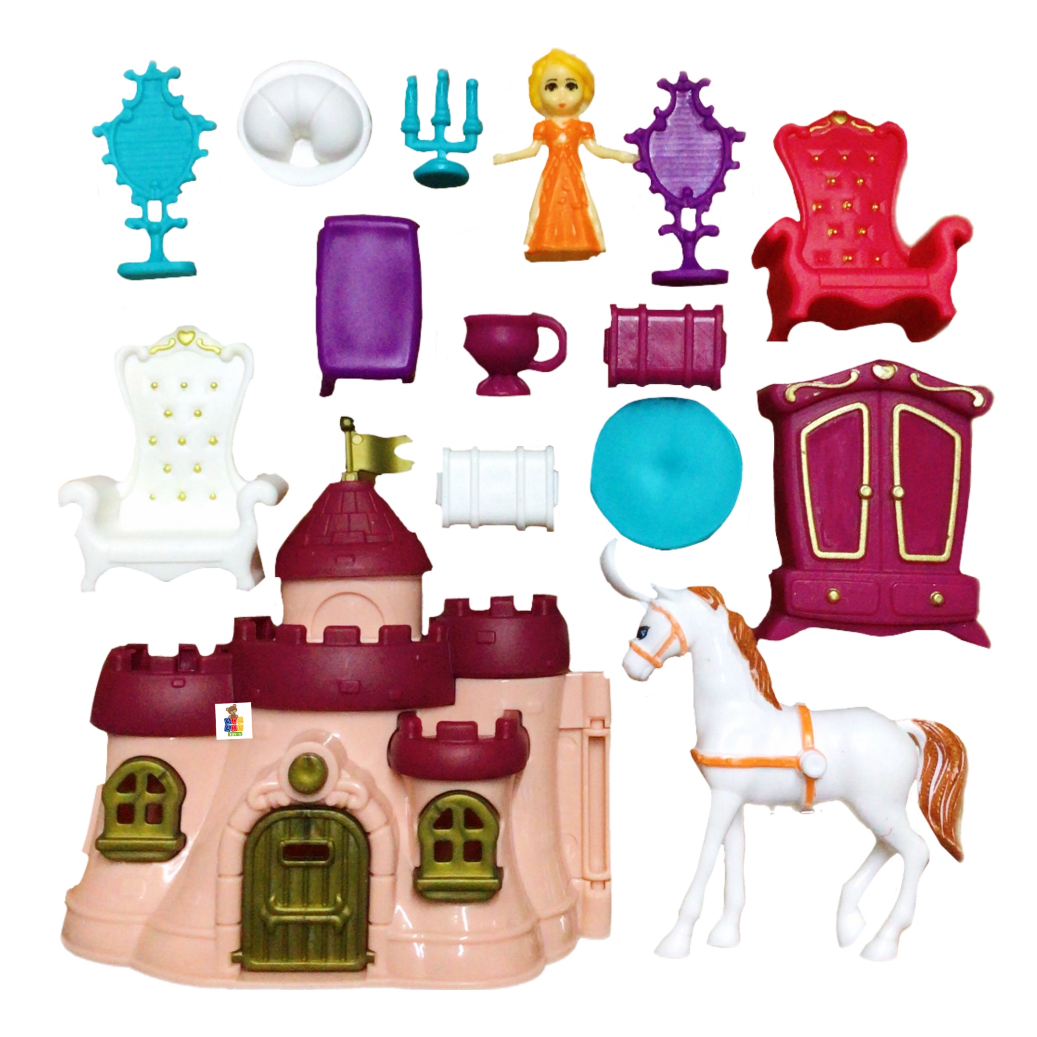 Castillo Princesas Con Accesorios Muñeca Dream Castle