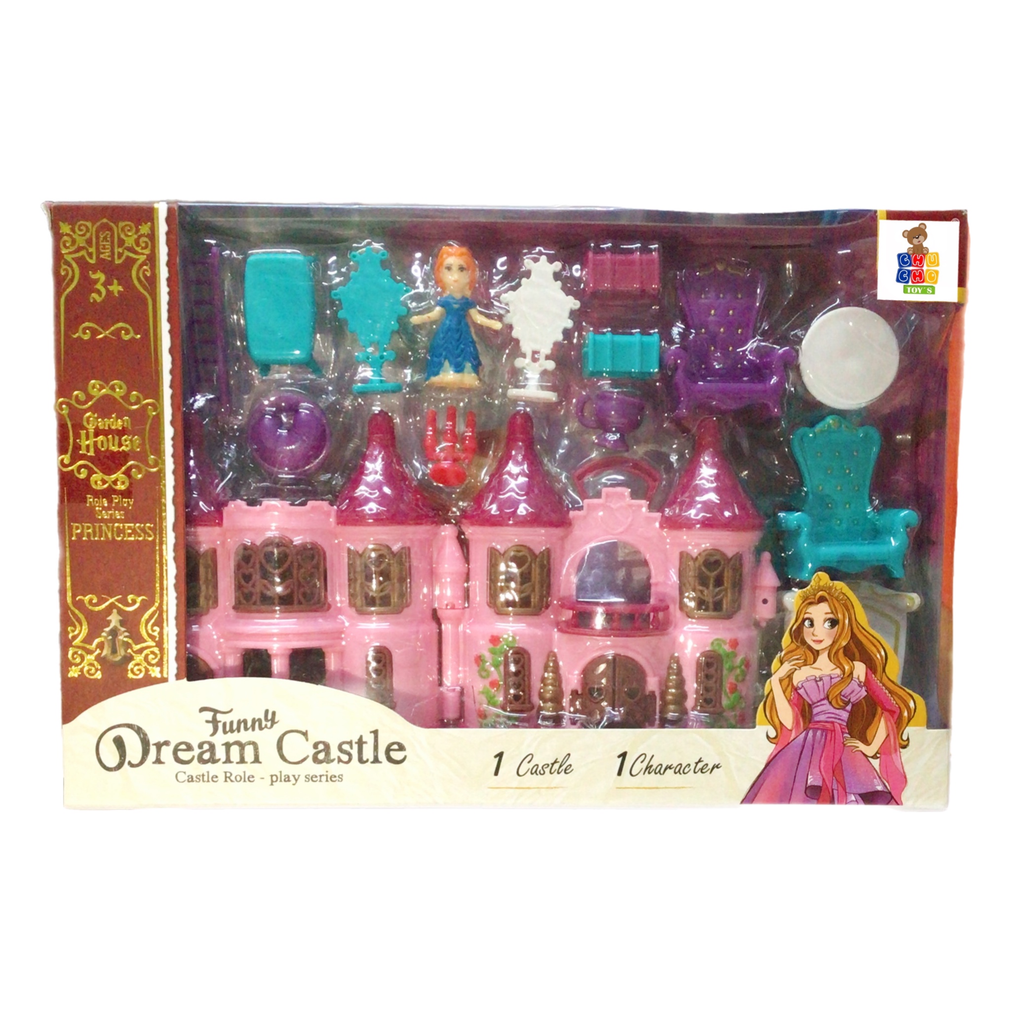Castillo Princesas Con Accesorios Muñeca Dream Castle