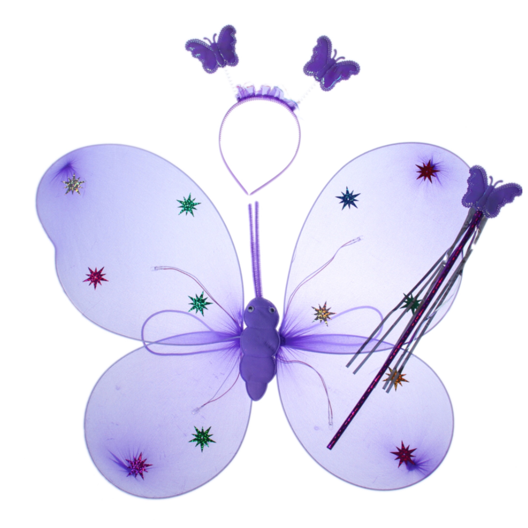 Disfraz Alas De Mariposa Niña Varios Colores Primavera