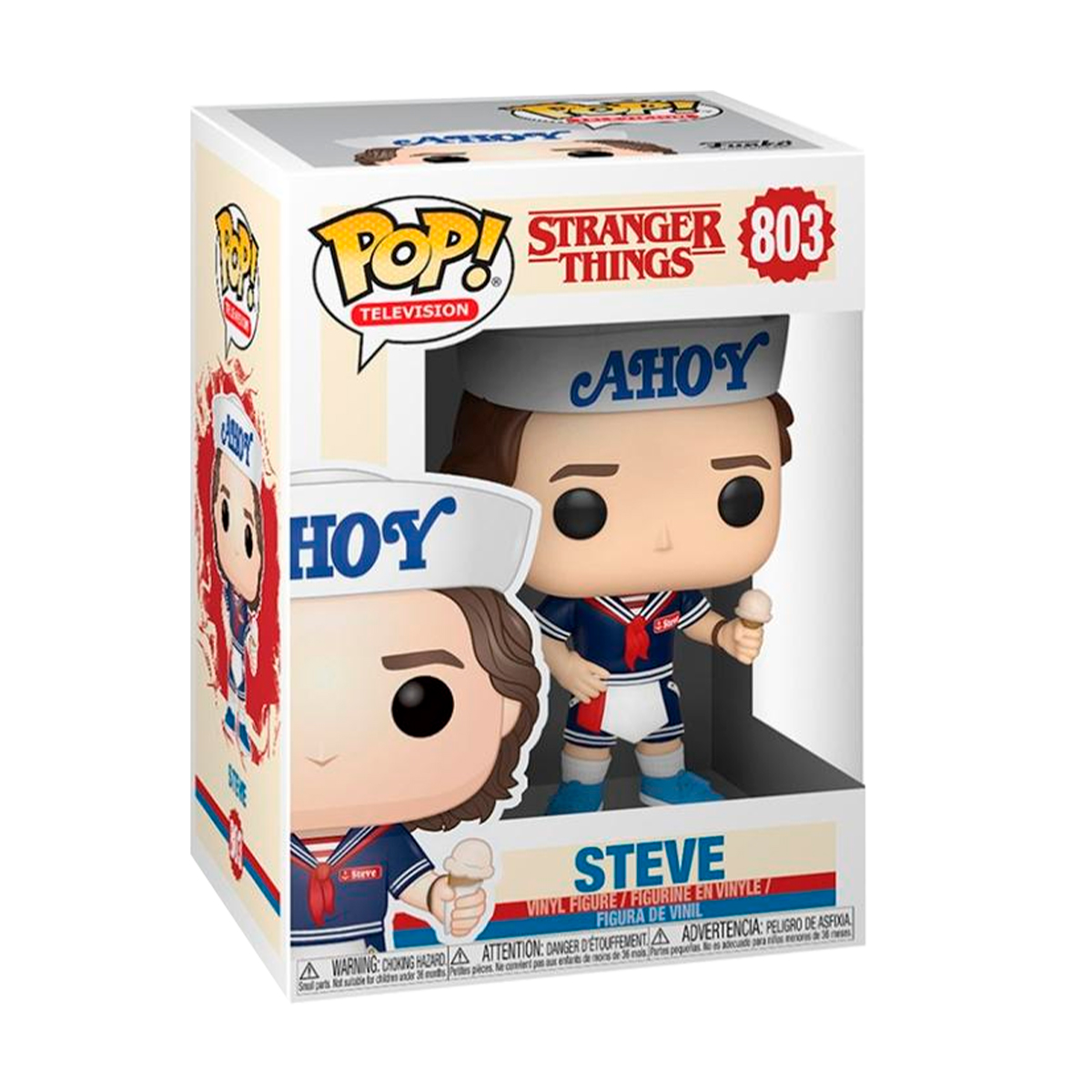 Funko Pop Steve Ahoy #803 Stranger Things Serie Figura Original