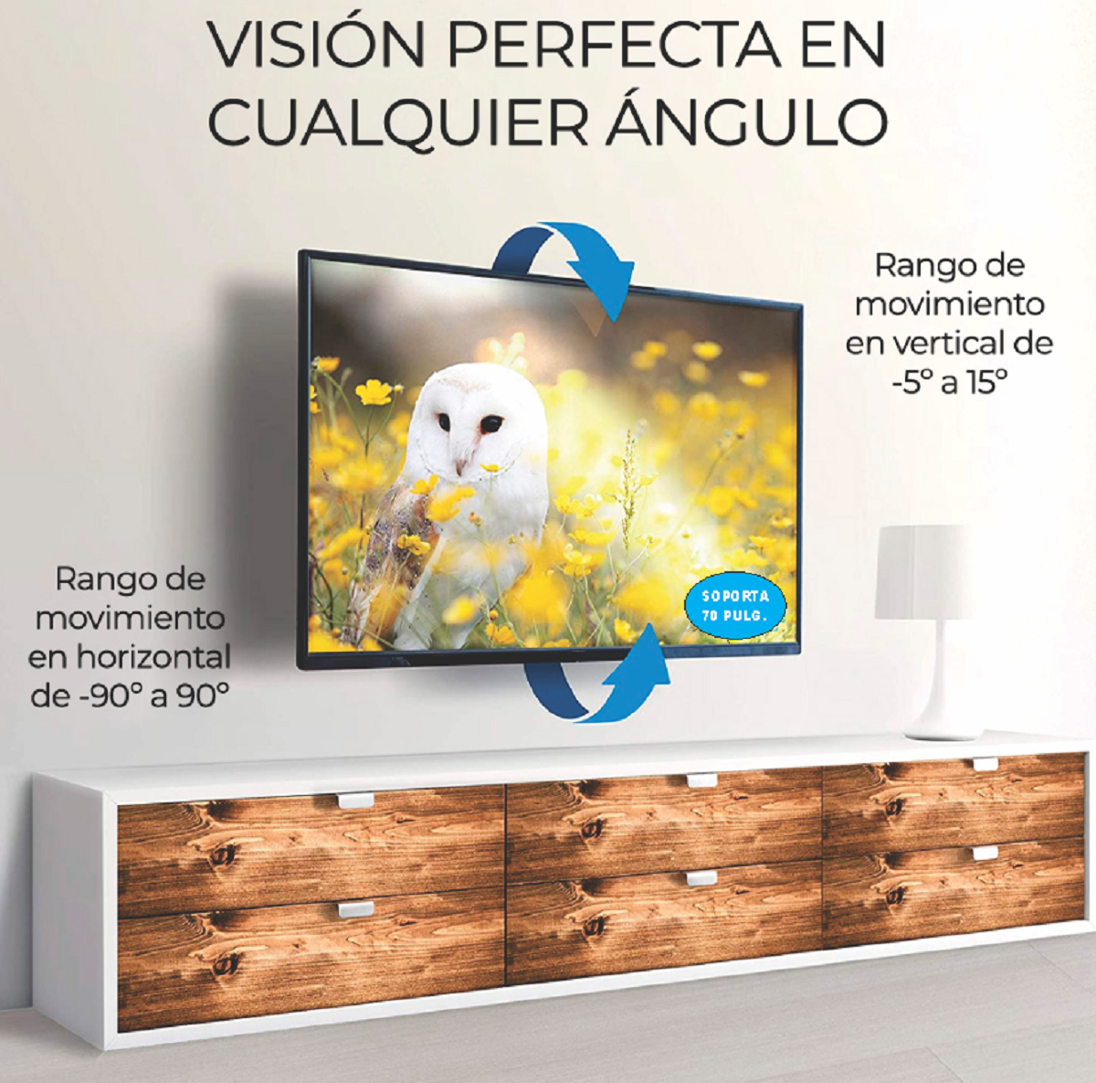 Base Soporte Para Pantalla Led/ Lcd/ Plasma De 65 Pulgadas Muy Resistente Y Reforzada