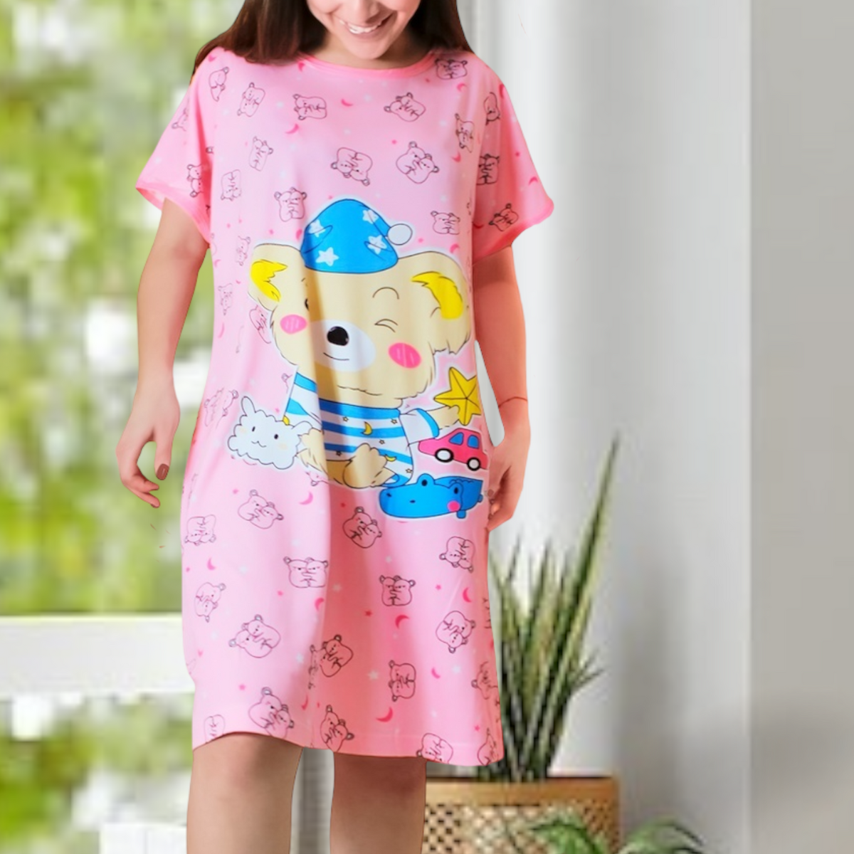 Pijama de Bata Para Dormir Dama Camisón Mujer