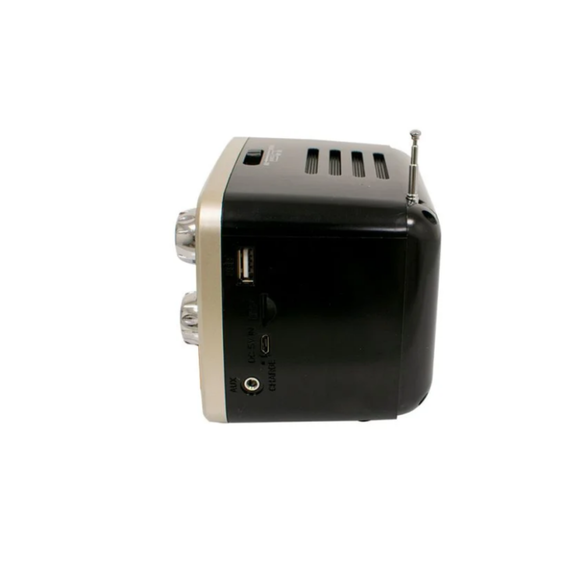 Bocina Bluetooth estilo vintage con radio AM FM