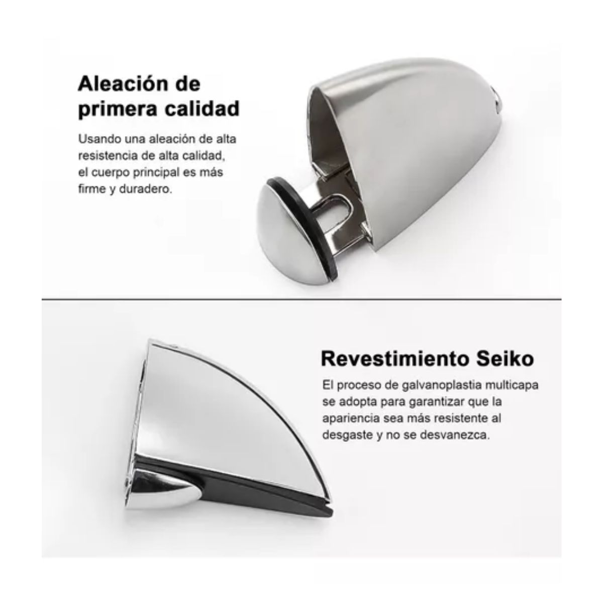 Pack 6 Pinzas Pelícanos Medianos Para Repisas Vidrio