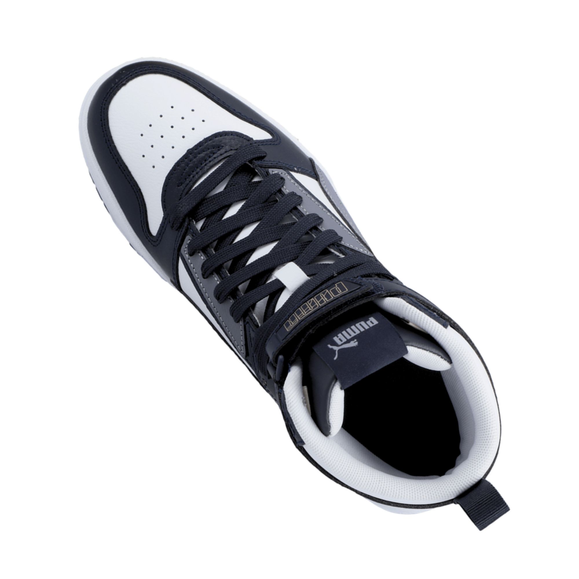 Tenis Puma RBD Game High Azul Oscuro con Blanco Hombre Originales 38583909