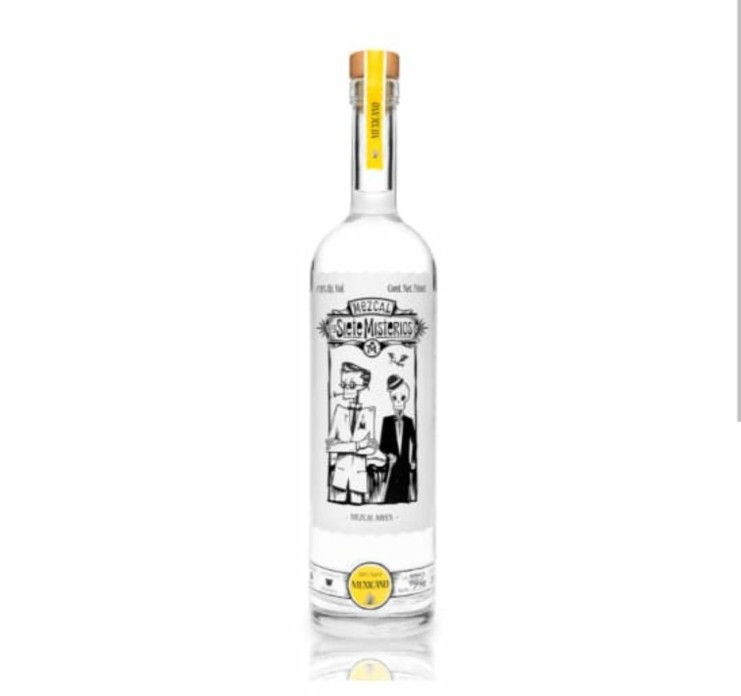 Mezcal siete misterios caja con 6 botellas