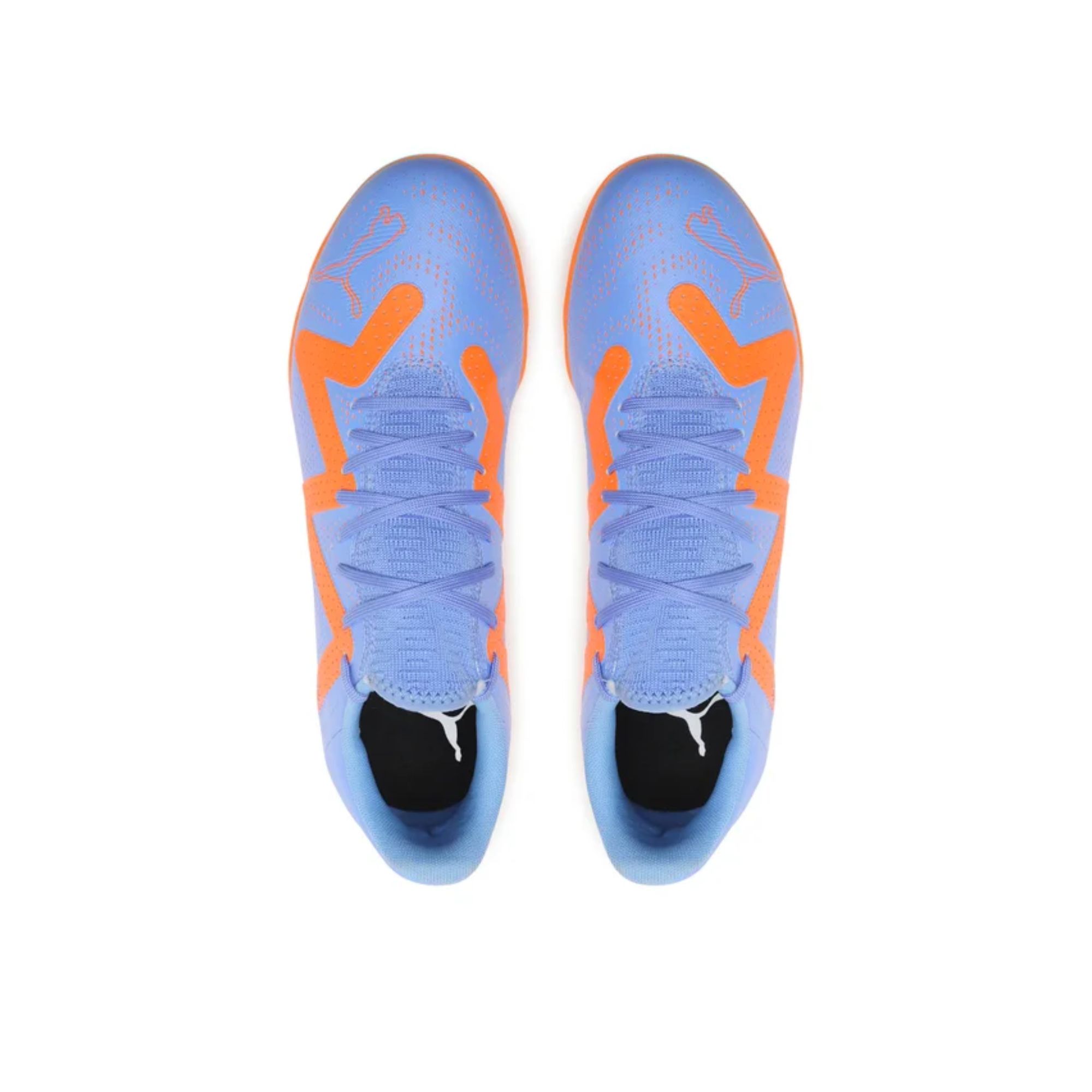 Tenis Puma FUTURE Play TT Fútbol Rápido Azul con Naranja Hombre Originales 10719101