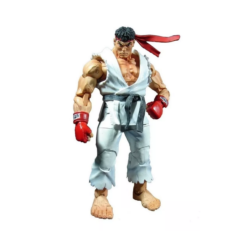Juguete Muñeco Figura Ryu Street Articulada Fighter Neca 18 Cm