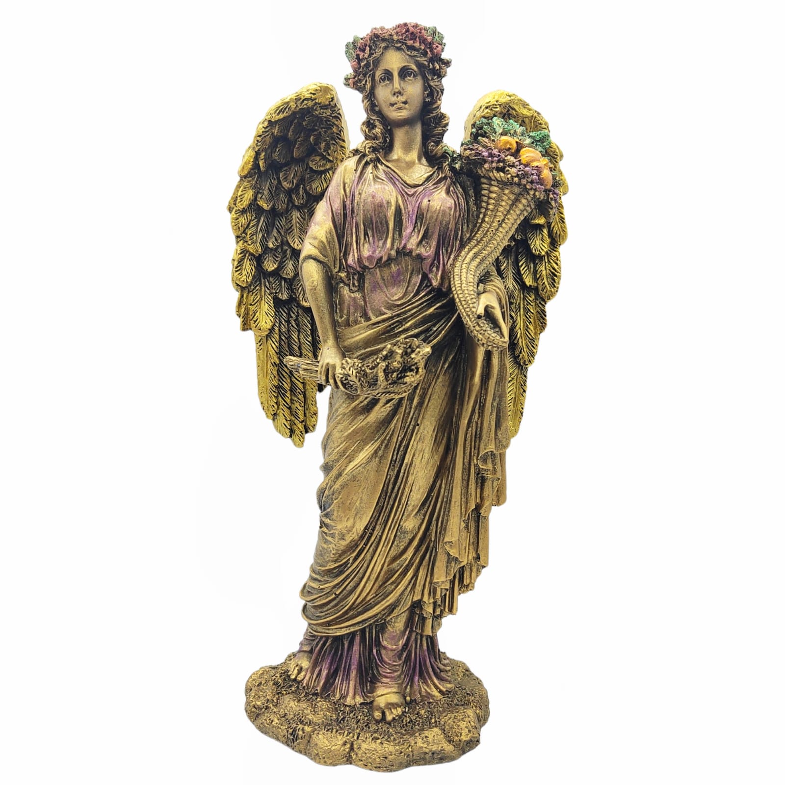 Ángel Con Cuerno De La Abundancia 30cm