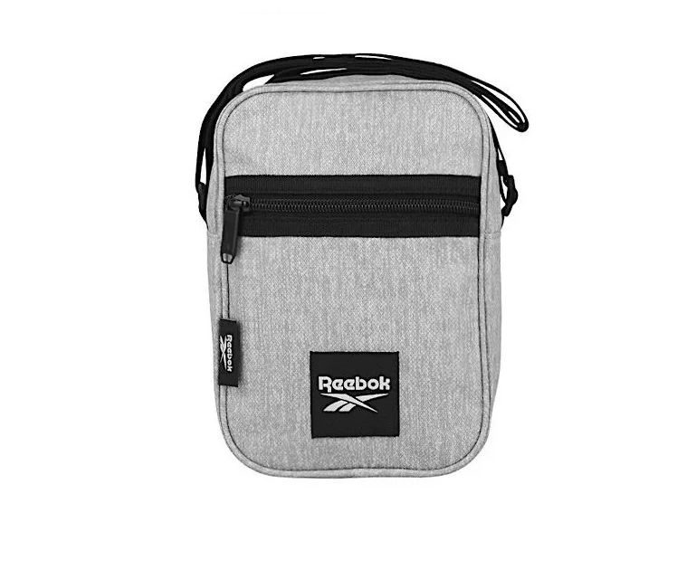 Mochila Unisex Reebok Cross Body Gris Jaspe Recb-ss22-001 Comoda 