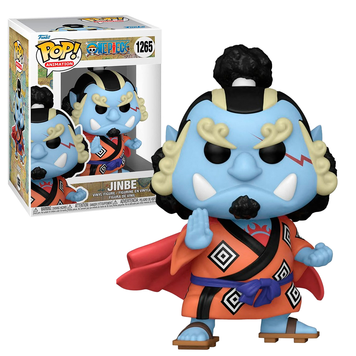 Funko Pop Jinbe #1265 One Piece Anime Manga Figura Original