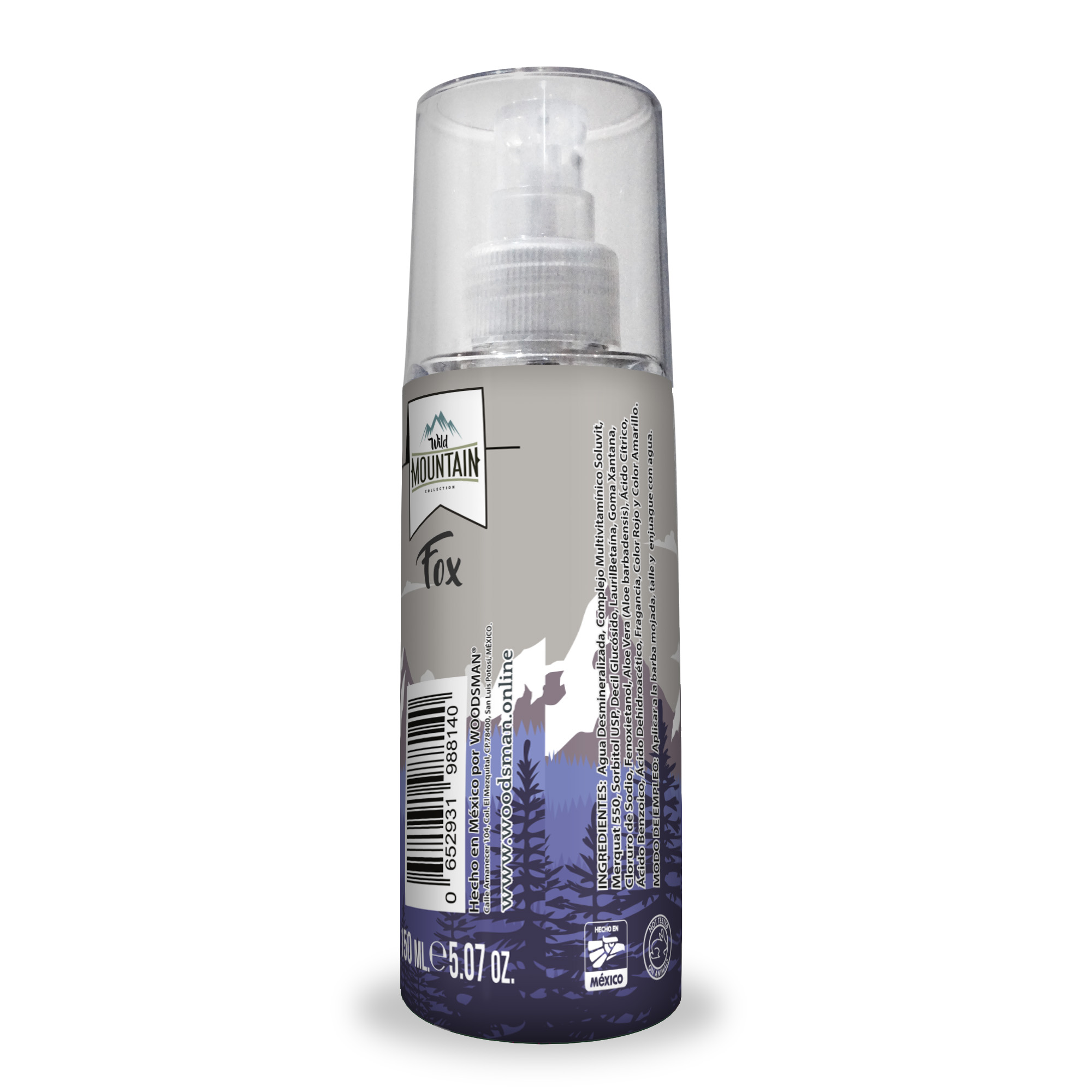 Woodsman Shampoo Para Barba y Bigote Multivitamínico 150 ml