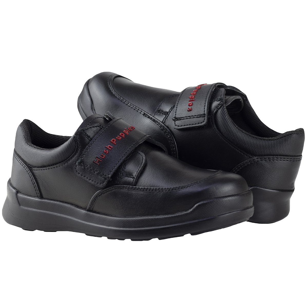 Zapato Choclo Escolar Juvenil Hush Puppies 1450 Negro 22-26