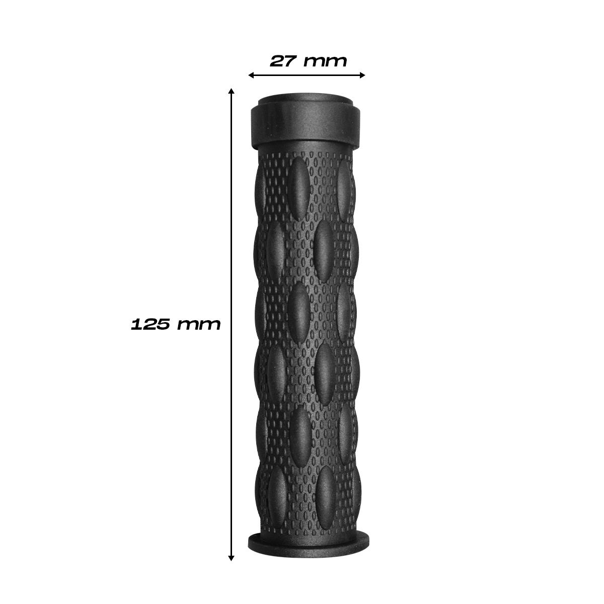 Puños De Goma Manubrio De Bicicleta Mtb Antiderrapante 125mm
