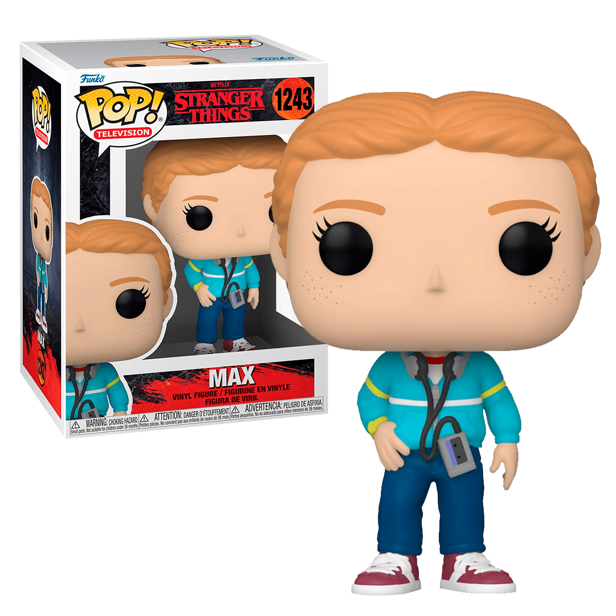 Funko Pop Max #1243 Stranger Things Serie Netflix Figura Original
