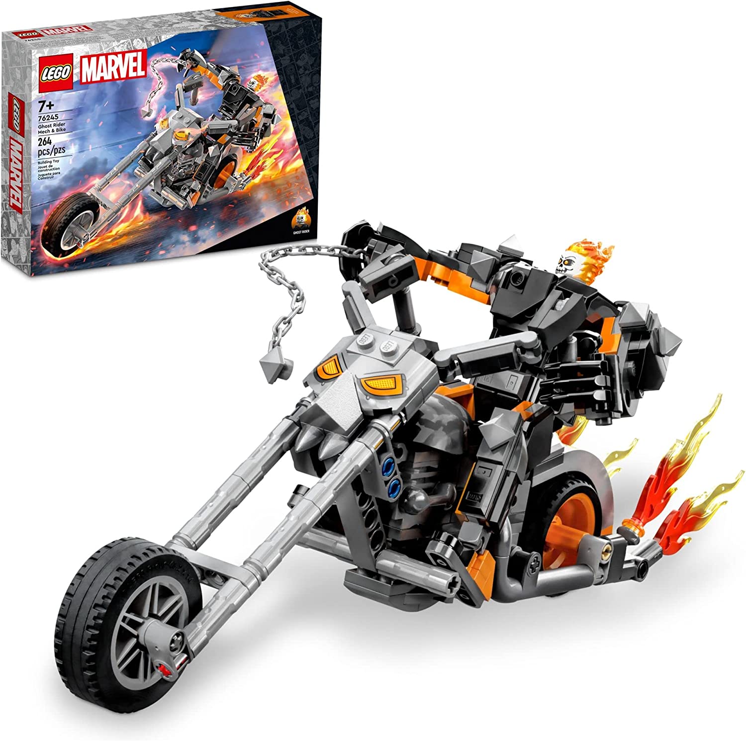 Lego Set Marvel Ghost Rider Moto Y Meca - Game Center