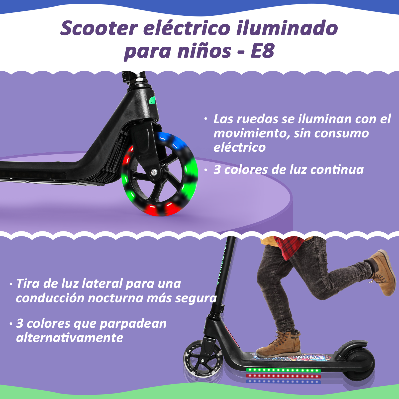 Scooter Electrico Niños E8