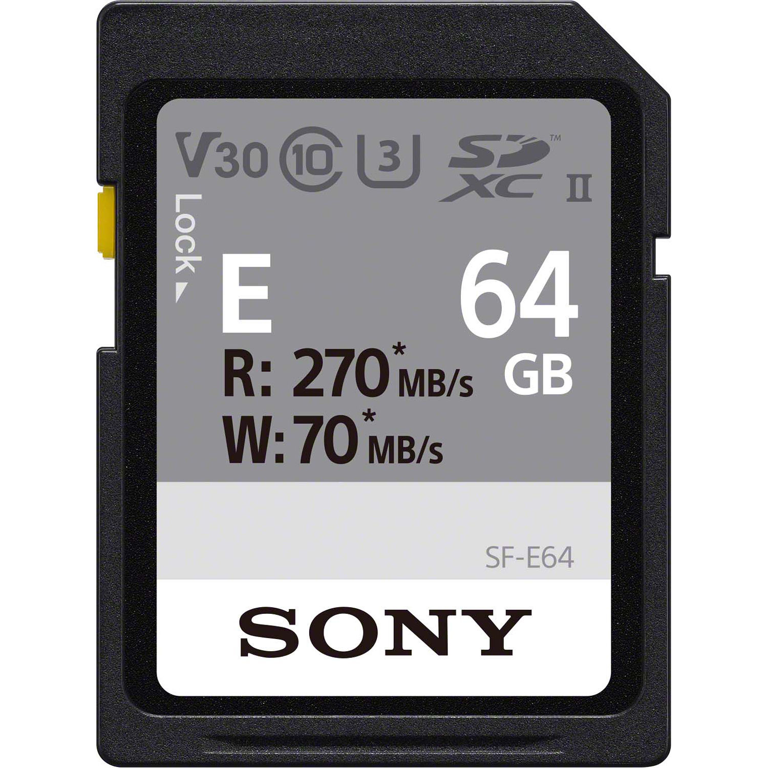 TARJETA DE MEMORIA SDHC SONY TOUGH 64GB UHS-II300MB/S (SF-G64T)