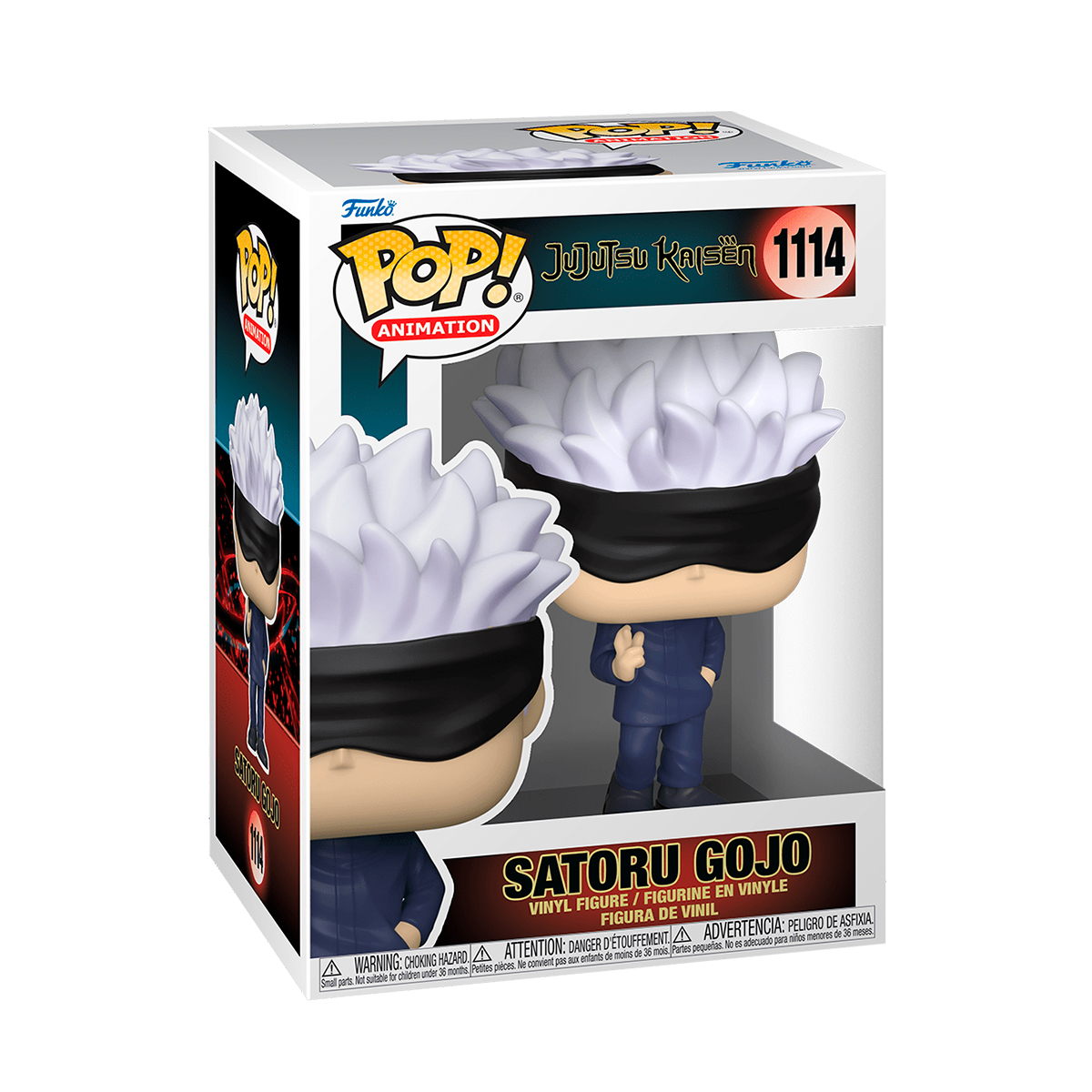 Funko Pop Satoru Gojo #1114 Jujutsu Kaisen Anime Manga Figura Original
