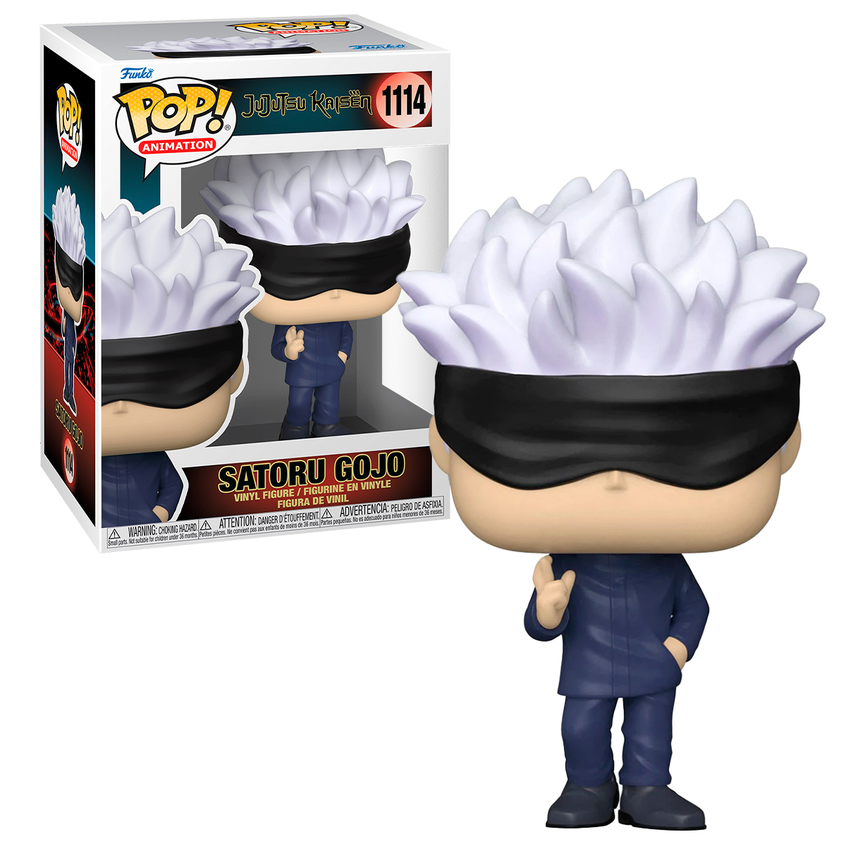 Funko Pop Satoru Gojo #1114 Jujutsu Kaisen Anime Manga Figura Original