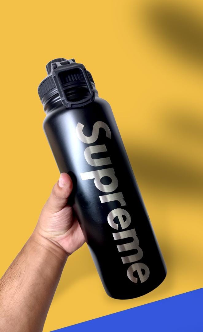 Termo Botella Supreme Acero Grabado Láser para Frio Y Caliente