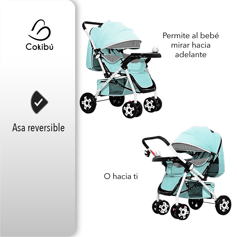 CARRIOLA DE BEBÉ PLEGABLE MENTA