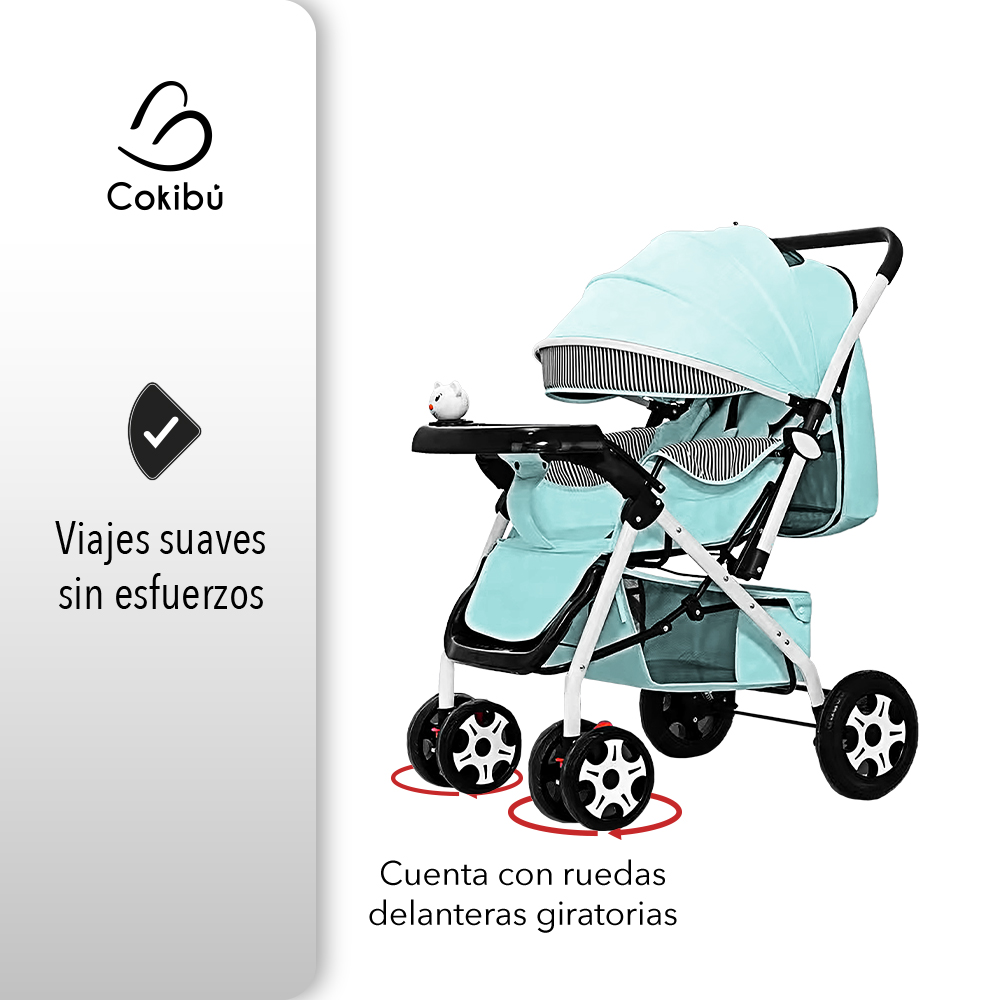 CARRIOLA DE BEBÉ PLEGABLE MENTA