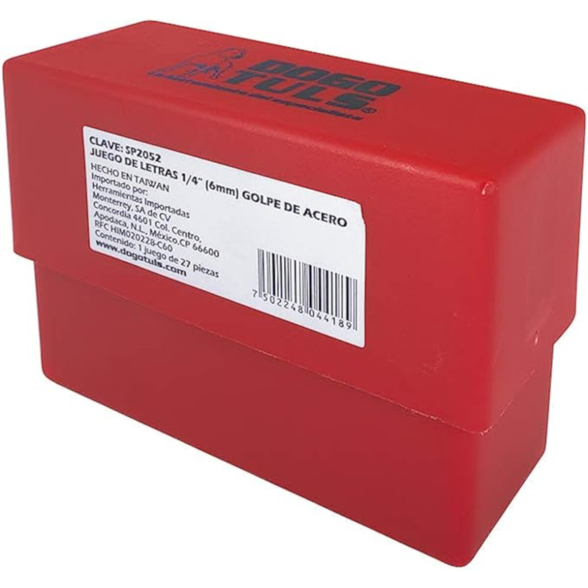 Juego De 27 Letras De Golpe De Acero 1/4 (6mm) A-z + &